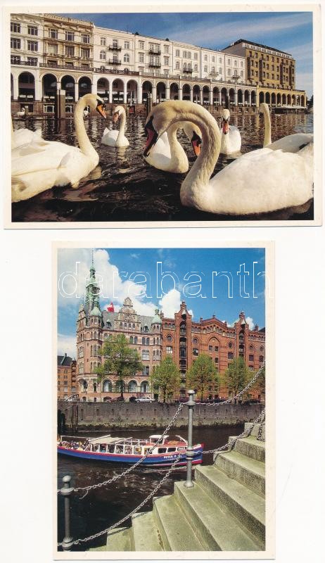 HAMBURG - modern képeslap füzet 30 képeslappal / modern booklet with 30 postcards - Image 2
