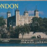 LONDON - modern képeslap füzet 30 képeslappal / modern booklet with 30 postcards