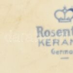 Rosenthal retro kerámia tál. Kézzel festett, jelzett, hibátlan 20x11 cm - Image 2