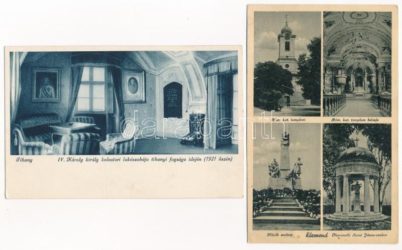 9 db RÉGI magyar város képeslap / 9 pre-1945 Hungarian town-view postcards - Image 2