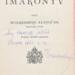 Wolkenberger Alajos: Katholikus imakönyv. Bp., 1926. Szent István Társulat DEDIKÁLT példány. Kopott egészvászon kötésben