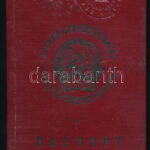 1953 Bp., Magyar Népköztársaság által tűzoltó számára kiállított, a Szovjetunióba érvényes igazolvány - Image 4