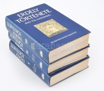 Erdély története napjainkig I-III. kötet. Szerk.: Köpeczi Béla. Bp., 1988, Akadémiai Kiadó. Harmadik kiadás. Kiadói egészvászon kötésben, kiadói papírborítóban