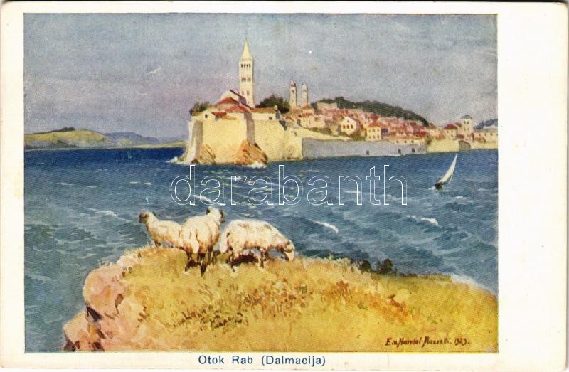 Rab, Arbe; Otok Rab (Dalmacija) s: E. v. Handel-Mazzelli (EK)