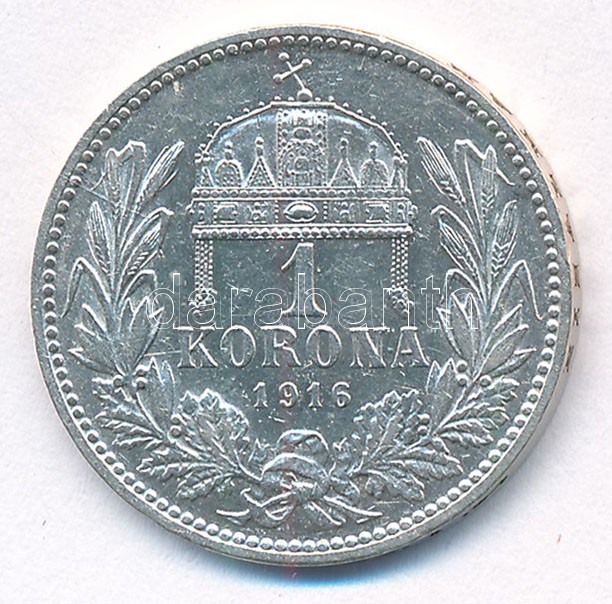 1916KB 1K Ag 'Ferenc József' T:1- Adamo K5.1 - Image 2