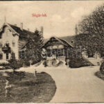1911 Csorna, Súgár Lak, kerti törpék. Sugár Sándor levele a hátoldalon (Rb)