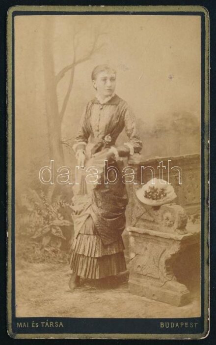 cca 1880 Mai Manó vizitkártya