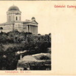 Esztergom, Vártemplom és Kis Léva (Kisléva). Grószner E. kiadása (fl)