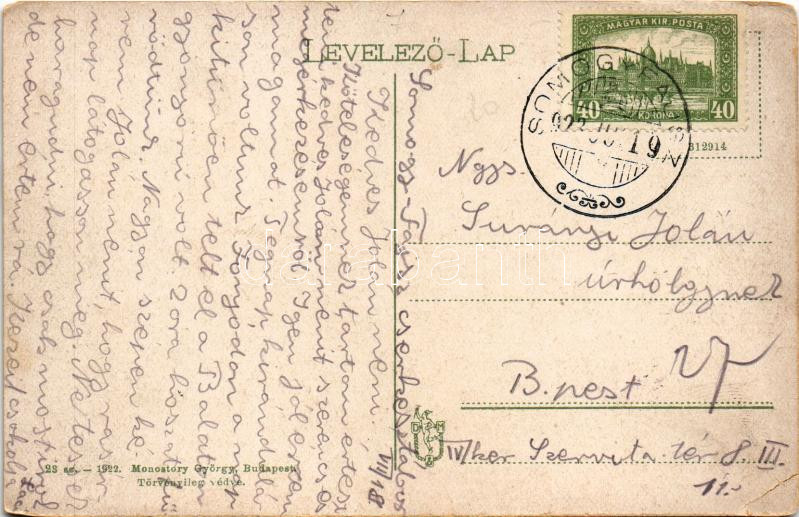1923 Fonyód-fürdő, Millenium nyaraló (EK) - Image 2