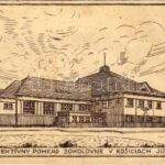 Kassa, Kosice; Sokol épület / Perspektívny Pohlad Sokolovne / Sokol building s: H. Smejkal (EB)