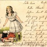 1898 (Vorläufer) Neckerei. Künstler-Postkarte der Deutschen Moden-Zeitung / Children art postcard. litho (b)