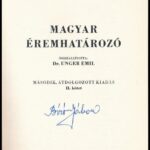 Dr. Unger Emil: Magyar éremhatározó II. kötet. MÉE, Budapest, 1976. Második, átdolgozott kiadás. Használt, szép állapotban, az előlapon tulajdonosi bejegyzéssel. - Image 2