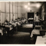 1943 Szabadka, Subotica; Bárány Balázs vendéglője, belső. Deák utca 3. / restaurant interior