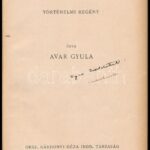Avar Gyula: Aranylánc. Bp., é.n. Franklin. DEDIKÁLT Kiadói, kissé kopott félvászon kötésben - Image 2
