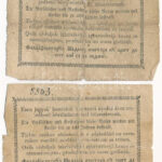1849. 30kr 'Kossuth bankó' (2x) T:III- nagyobb szakadás, ragasztás Adamo G103 - Image 2