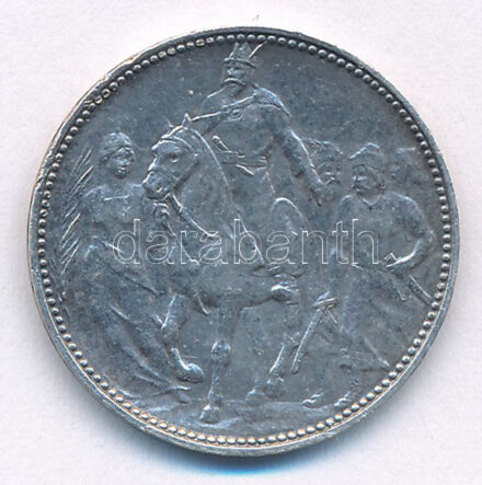 1896KB 1K Ag 'Millenium' T:1-,2 kis ph. Adamo K5.2