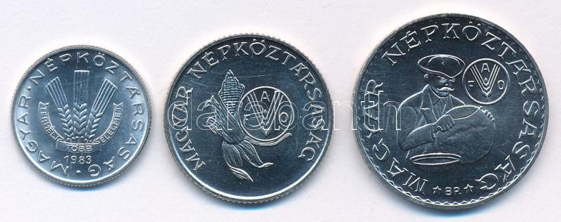 1983. 20f Al 'FAO' + 5Ft Ni 'FAO' + 10Ft Ni 'FAO' T:1,1-