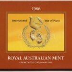 Ausztrália 1986. 1c-1$ (7xklf) forgalmi sor eredeti tokban T:1 Austrialia 1986. 1 Cent - 1 Dollars (7xdiff) soin set in original case C:UNC - Image 3
