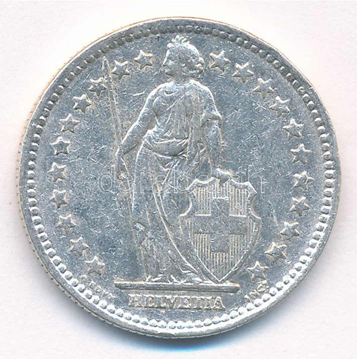 Svájc 1941. 2Fr Ag T:2,2- Switzerland 1941. 2 Francs Ag C:XF,VF Krause KM#21 - Image 2