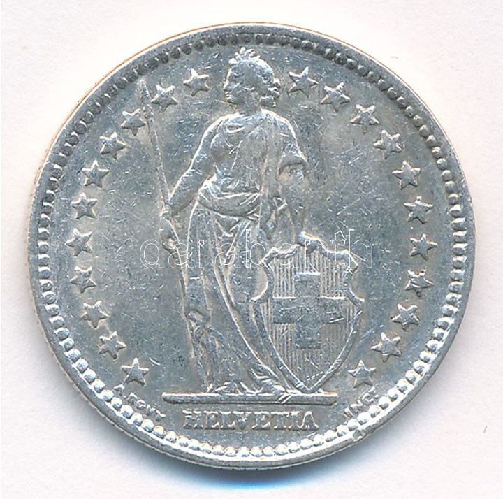 Svájc 1941. 2Fr Ag T:2,2- Switzerland 1941. 2 Francs Ag C:XF,VF Krause KM#21 - Image 2