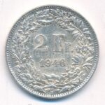 Svájc 1946. 2Fr Ag T:2,2- Switzerland 1946. 2 Francs Ag C:XF,VF Krause KM#21