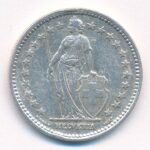 Svájc 1944. 2Fr Ag T:2 Switzerland 1944. 2 Francs Ag C:XF Krause KM#21 - Image 2