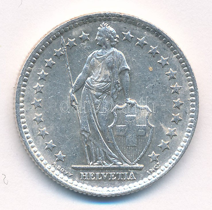 Svájc 1963. 2Fr Ag T:1-,2 Switzerland 1944. 2 Francs Ag C:AU,XF Krause KM#21 - Image 2