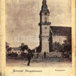 1929 Kiskunfélegyháza, Félegyháza; Ó templom. Vesszősi József kiadása (EK)