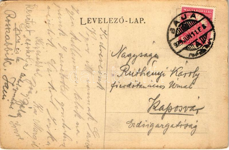 1929 Kiskunfélegyháza, Félegyháza; Ó templom. Vesszősi József kiadása (EK) - Image 2