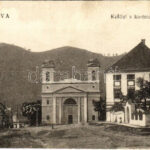 Jolsva, Jelsava (Gömör); Kastiel s kostolom / Coburg herceg kastélya, templom / castle and church (fl)