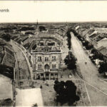 Nagybecskerek, Zrenjanin, Veliki Beckerek; Fő tér, utca, Kelemen M. és Tolveth Károly üzlete. Almásy és Szepessy kiadása / main street, shops