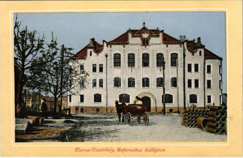 Marosvásárhely, Targu Mures; Református kollégium / Colegiul reformat. Révész Béla kiadása / Calvinist boarding school