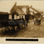 Felsővisó, Viseu de Sus (Máramaros); Strasse / utca ökörszekérrel / street with oxen cart. photo
