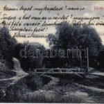 1906 Lőcse, Levoca; Városkerti híd. Singer E. kiadása / park bridge