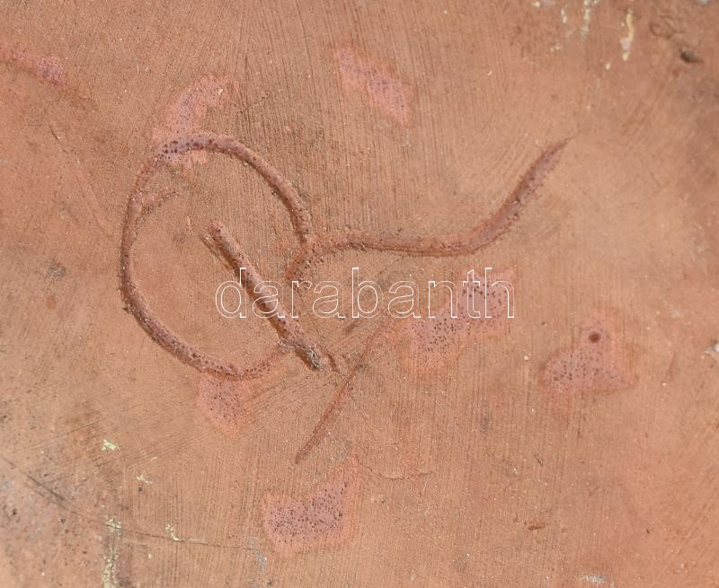 Retró kerámia váza, jelzett, hibátlan, m: 15,5 cm - Image 2