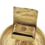 Lövegből készült gyufa tartó, jelzett, m: 10,5 cm - Image 2