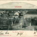 1902 Belovár, Bjelovar; Trg Marije Terezije. Naklada A. Kolesar / Mária Terézia tér / square