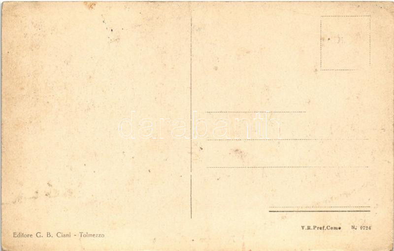 Tolmezzo, Tolmec, Tolmein; Stazione / railway station, locomotive, train - Image 2