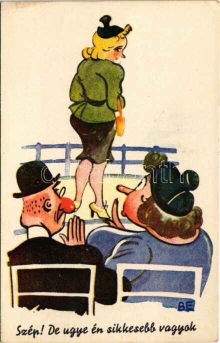 Szép! De ugye én sikkesebb vagyok / Hungarian marriage humour s: B. E. (EK)