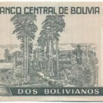 Bolívia 1986. 2B '09077512 A' T:I- apró folt Bolivia 1986. 2 Bolivianos '09077512 A' C:AU tiny spot Krause P#202 - Image 2
