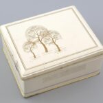 Kb. 400 db vegyes kártyanaptár, pléh dobozban, 17,5x14,5x7 cm - Image 2