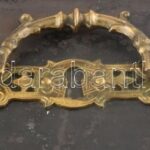 Pénzkazetta XIX. sz. Vas, réz díszekkel, kulccsal. 24x15x12 cm - Image 3