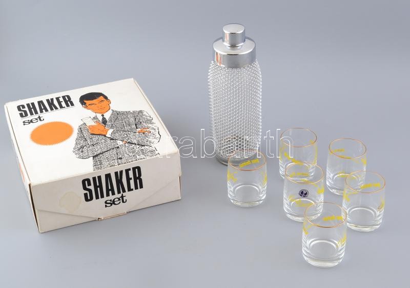 Shaker szett, eredeti dobozában, hibátlan.