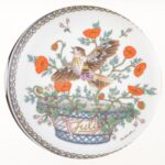 Hutschenreuther porcelán dísztányér, 12 db, Ole Winther terve, madarak, matricás, jelzett, eredeti dobozban, hibátlan , d: 16 cm - Image 3