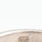 Ezüst(Ag) gyűrű, 5 db, jelzéssel és jelzés nélkül, egyik kőhiánnyal, bruttó: 21 g - Image 2