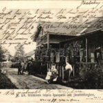 1906 Jászberény, M. kir. Földműves iskola, igazgatói lak. Takáts Herman kiadása