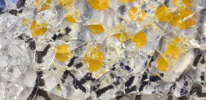 Kesztyűs Ferenc (1932-), 2 db mű: 'Rózsa' (1988) és 'Séta az erdőben' (1987). Tűzzománc, kerámia, jelzett, hátoldalán autográf felirattal és autográf ajándékozási sorokkal Obersovszky Gyula (1927-2001) szerkesztő, költő, 1956-os - Image 2