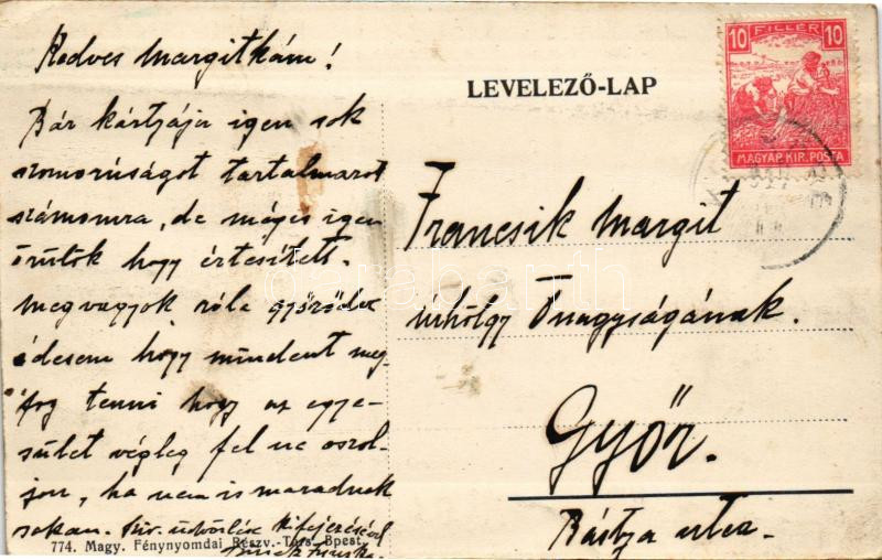 1917 Kisköre (Alföld), plébánia lak (EK) - Image 2