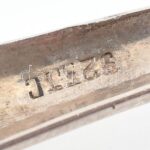 Ezüst(Ag) kereszt, 2 db, jelzett, h: 4,5 és 5 cm, bruttó: 10,8 g - Image 2