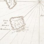 1750 Jacques-Nicolas Bellin (1702-1772): Carte des Isles de Comore, Joanna ou Anjouan, Mohilla ou Moaly et Mayote. Rézmetszet, körülvágott. Komore szigetek térképe. / Copper plate engraving, cut around 26x21,5 cm - Image 3